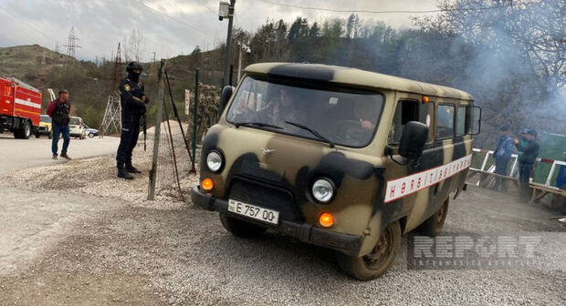 Şuşada erməni təxribatı nəticəsində yaralanan hərbçilərimiz Laçın yolu vasitəsilə təxliyə olunub – FOTO