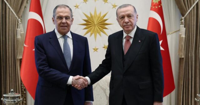 Ərdoğan Lavrovu qəbul edib