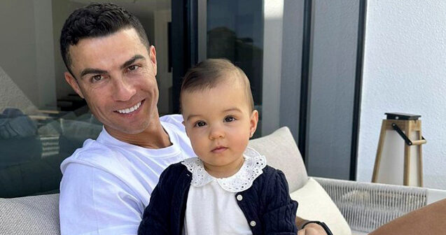 Ronaldo qızını belə təbrik etdi – Foto