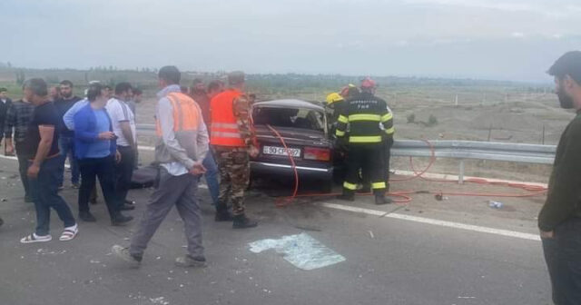 Bakı-Qazax yolunda dəhşətli qəza -3 nəfər ölüb, 8-i yaralanıb – FOTO