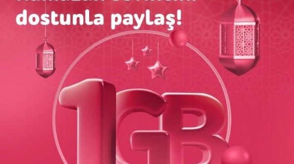 Ramazan bayramında “Nar”dan hər kəsə 1GB hədiyyə!