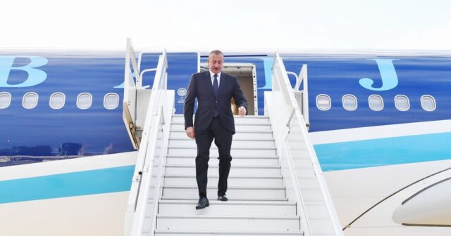 Azərbaycan Prezidenti Tacikistana dövlət səfərinə gedib
