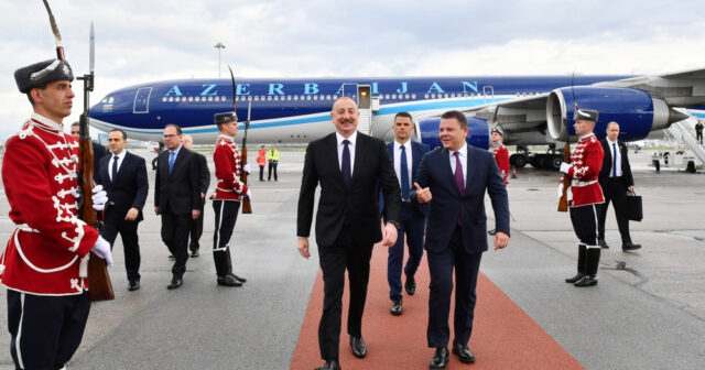 Azərbaycan Prezidenti İlham Əliyev Bolqarıstana işgüzar səfərə gedib