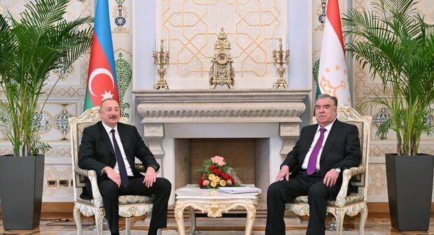 Azərbaycan və Tacikistan prezidentlərinin təkbətək görüşü oldu