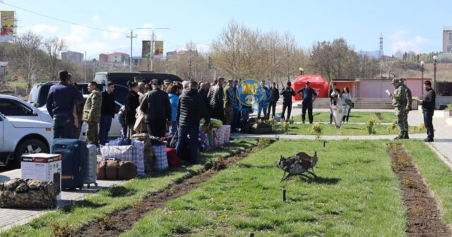 Rusiya sülhməramlıları öz vətəndaşlarını Qarabağdan çıxardılar
