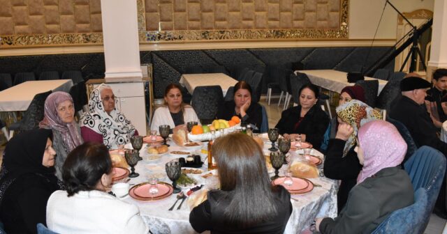 Şirvan Şəhər İcra Hakimiyyəti tərəfindən Ramazan ayı münasibətilə iftar süfrəsi açılıb