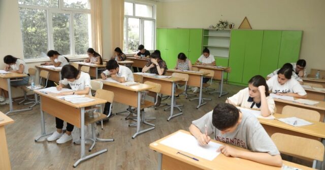 III qrup üzrə qəbul imtahanları başa çatıb