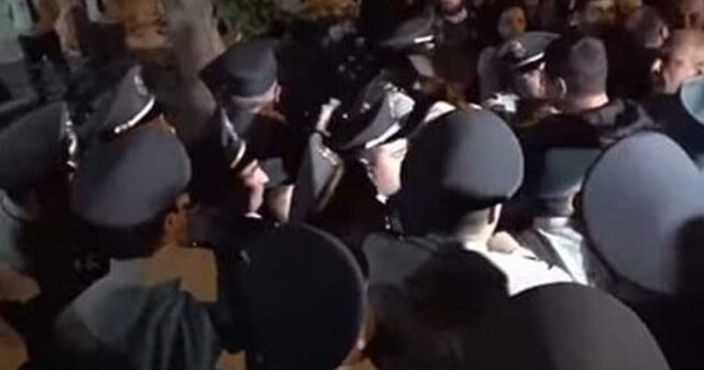 Paşinyanın oğluna görə polis bölməsində dava düşdü (VIDEO)