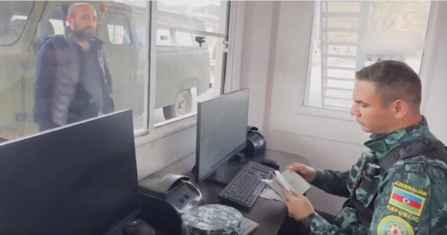 SƏRHƏD BURAXILIŞ MƏNTƏQƏSİNDƏN GÖRÜNTÜLƏR… ARTIQ AQRESSİYA YOX, RAZILIQ VAR…