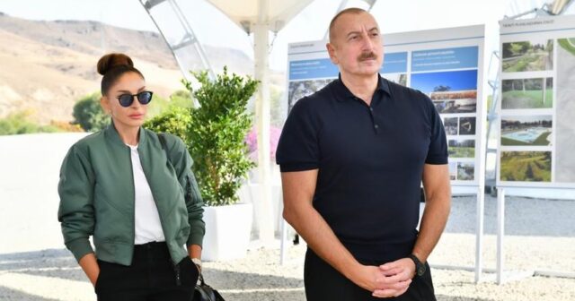Prezident və xanımı Şuşada bir sıra açılışlarda iştirak ediblər – Təməlqoyma mərasimləri keçiriblər