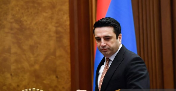ERMƏNİSTAN PARLAMENTİNİN SƏDRİ ANKARADA TÜRKİYƏLİ HƏMKARI İLƏ GÖRÜŞƏCƏK
