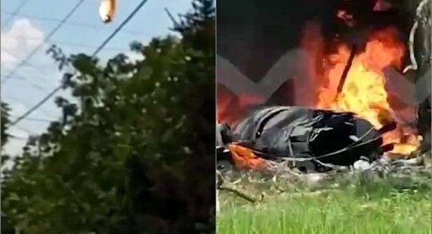 Rusiyada iki helikopterlə iki döyüş təyyarəsi vurulub -VİDEO