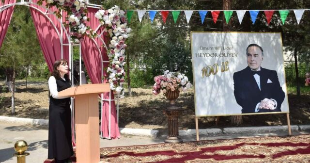 Heydər Əliyevin anadan olmasının 100 illik yubileyi münasibəti ilə Şirvan Peşə Liseyində tədbir keçirilib