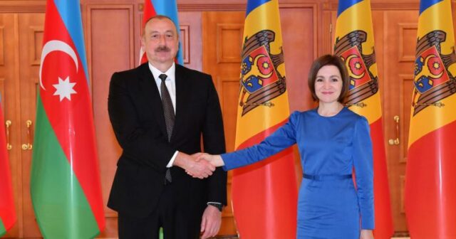 İlham Əliyev Kişineuda Moldova prezidenti Maya Sandu ilə görüşüb – FOTO