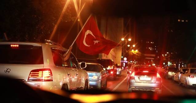 Bakıda Ərdoğanın qələbəsi qeyd olunur – Video