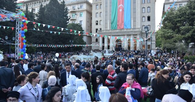 Nəsimidə Heydər Əliyevin anadan olmasının 100 illiyinə həsr olunmuş  möhtəşəm  konsert  və atəşfəşanlıq keçirilib