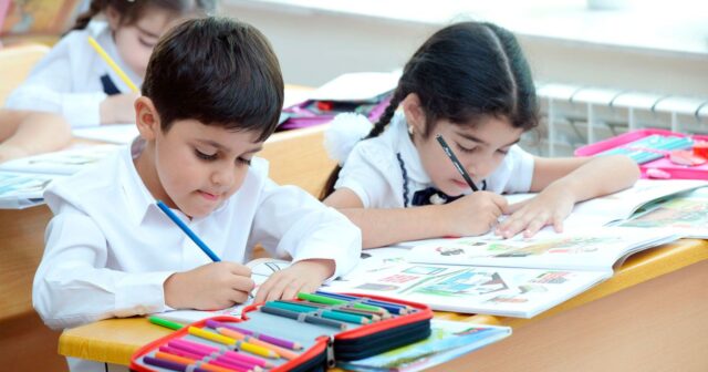 Sabahdan birinci siniflərə şagird qəbuluna başlanılır