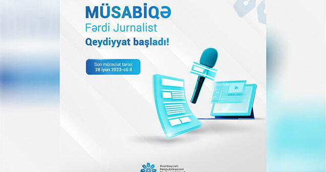 MEDİA jurnalistlər üçün müsabiqə elan edir