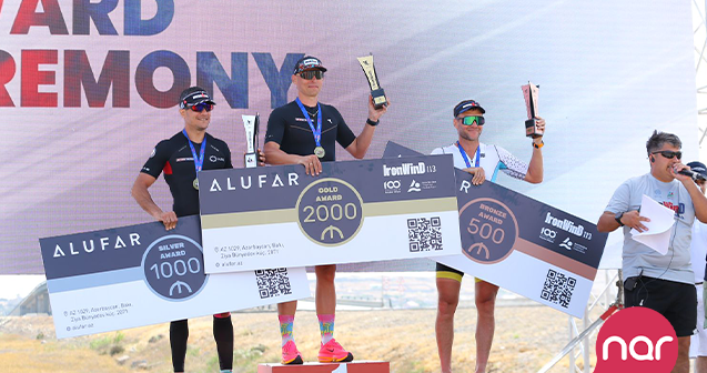 Nar triatlon üzrə “IronWind” açıq turnirinə dəstək olub
