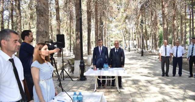 Şirvan Şəhər İcra Hakimiyyəti başçısının sakinlərlə növbəti səyyar görüşü keçirilib