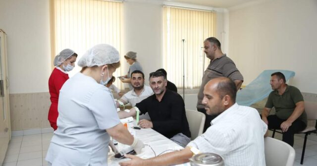 Şirvanda Aşura günü ilə bağlı qanvermə aksiyası təşkil olunub