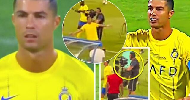 Ronaldo operatora əsəbiləşdi – Video