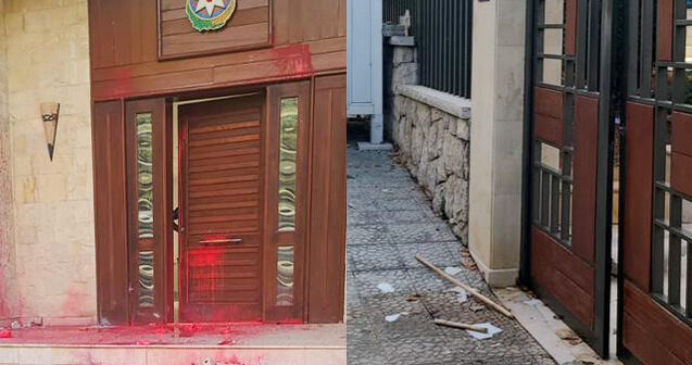 Livandakı Səfirliyimizə hücum oldu – Rəsmi