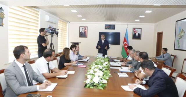 Şirvan Şəhər İcra Hakimiyyətində  görülmüş işlər və qarşıda duran məsələlər müzakirə olundu