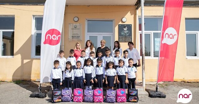 “Nar”dan Füzuli və Tərtərdəki məktəblərə dəstək – FOTOLAR
