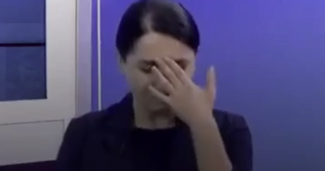 Erməni aparıcı belə biabır oldu – Video