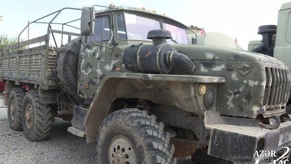6 “Ural” və 4 minaatan qənimət olaraq ələ keçirildi