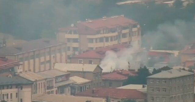 DİN: “Xankəndidə qəsdən yanğınlar törədilir” – VİDEO