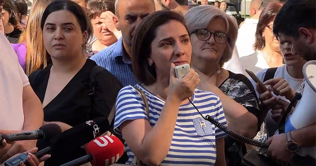 İrəvanda hökumət əleyhinə aksiya keçirilir
