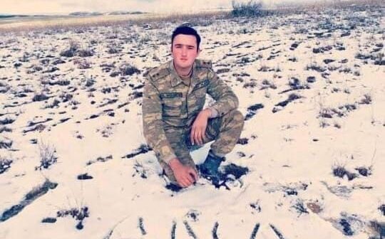 Faciəvi şəkildə həlak olan zabitimizin FOTOSU