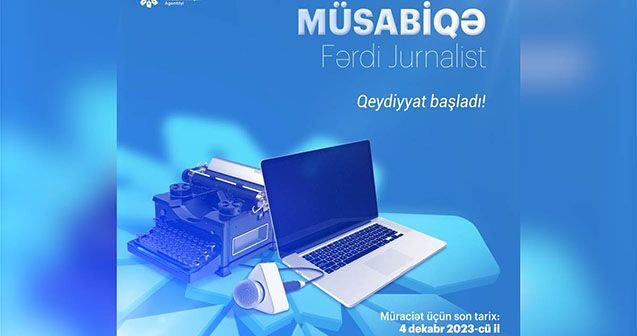 Jurnalistlər üçün müsabiqə elan edildi
