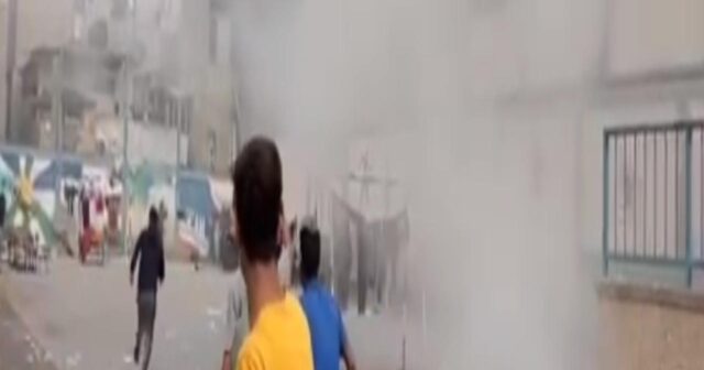 İSRAİL MƏKTƏBƏ FOSFOR BOMBASI İLƏ HÜCUM ETDİ