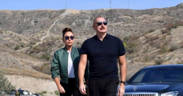 Prezident və birinci xanım Xocavənd və Xocalı rayonlarına səfər ediblər