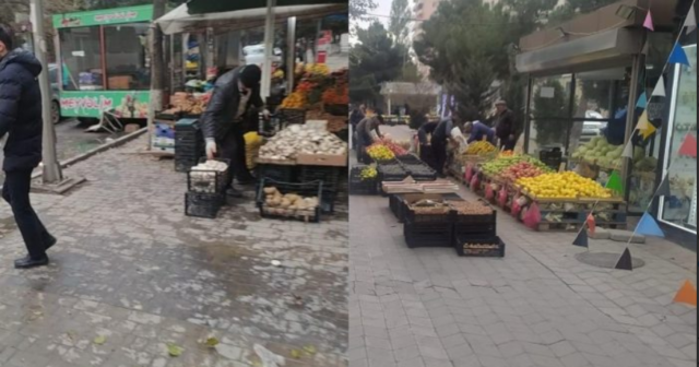 Sumqayıtda səkilər, yollar yenidən zəbt olundu – FOTOLAR