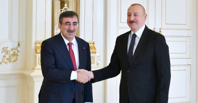 Prezident Türkiyənin vitse-prezidentini qəbul etdi (FOTO)