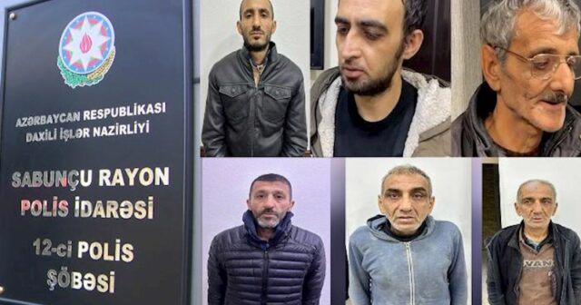 Sabunçuda silahlı şəxslər tutulub — VİDEO