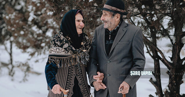 Azərbaycanda örnək ailə: 75 ildir evlidirlər… (FOTO)