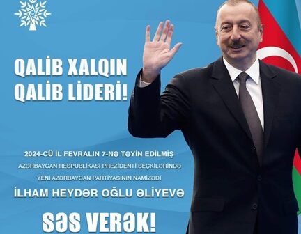 İlham Əliyev və rəqiblərinin seçki şüarı açıqlandı – Foto