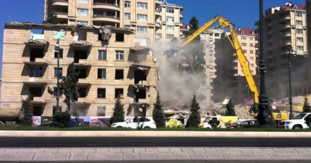 Bu ərazidəki 5 mərtəbələr söküləcək