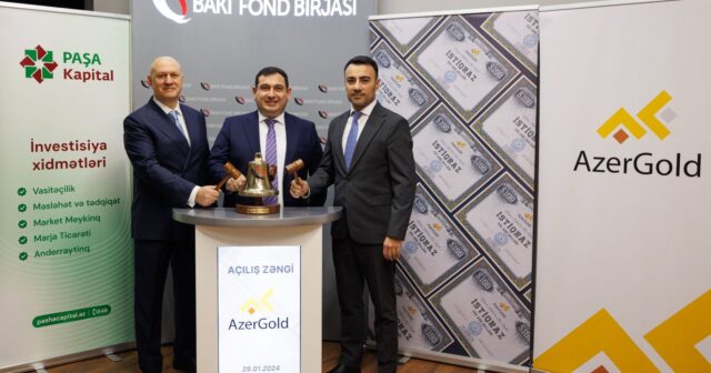 “AzerGold” QSC-nin yeni istiqraz layihəsi ilə bağlı “Açılış zəngi” mərasimi keçirilib