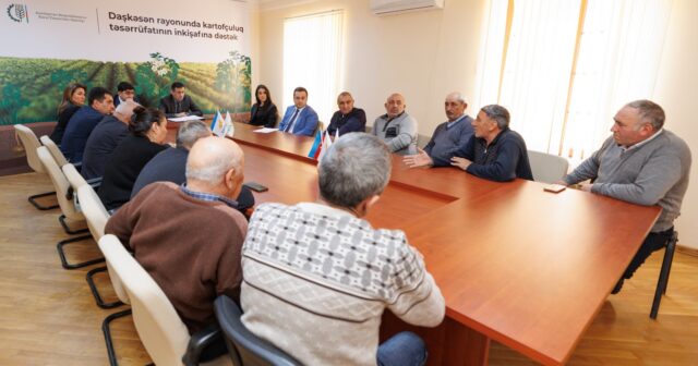 “Daşkəsən rayonunda kartofçuluq təsərrüfatının inkişafına dəstək” layihəsinin icrasına başlanılıb