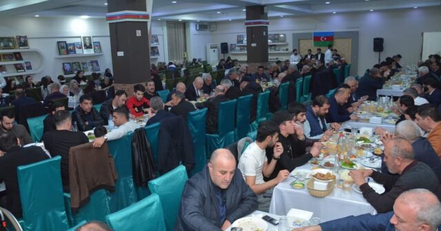 Xətaidə Ramazan ayı münasibətilə şəhid ailələri və qazilər üçün iftar süfrəsi təşkil olunub