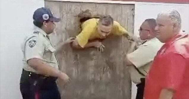 Həbsdən qaçmaq üçün qazdıqları tunel polisin həyətinə çıxdı – VİDEO