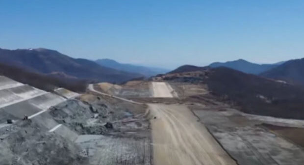 Laçında tikintisi gedən hava limanının son görüntüləri (VİDEO)