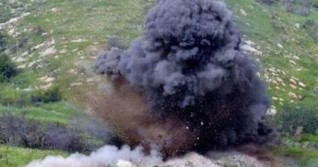 Ermənistan hərbçisi Azərbaycanla sərhəddə minaya düşdü