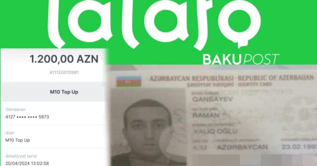 “Lalafo”da 20 manatlıq döşək satmaq istədi, kartından 1200 manat oğurlandı – FOTO